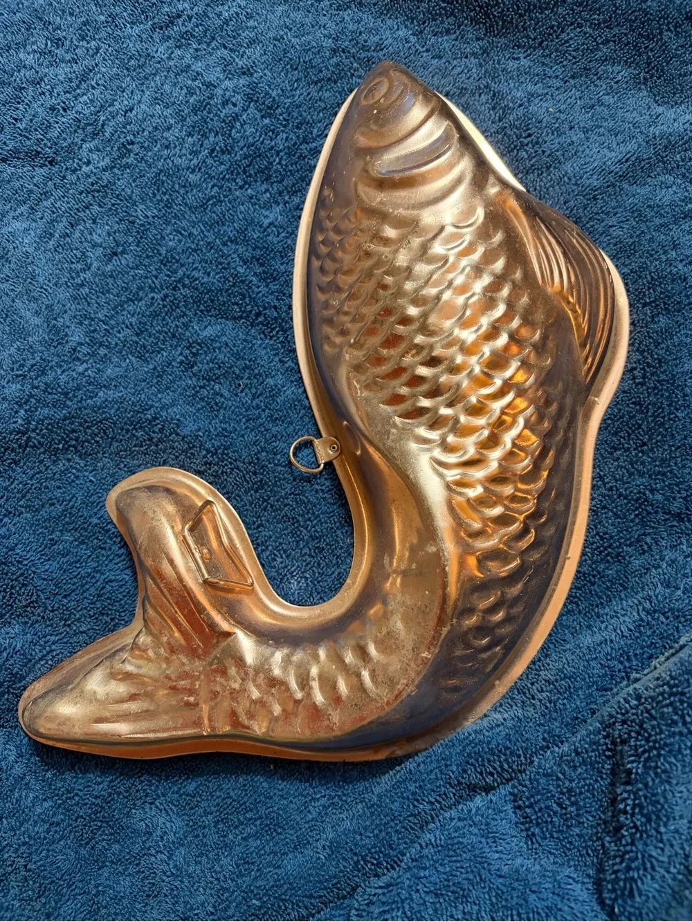 Copper Fish Mold Wall Decor - Copper Finish